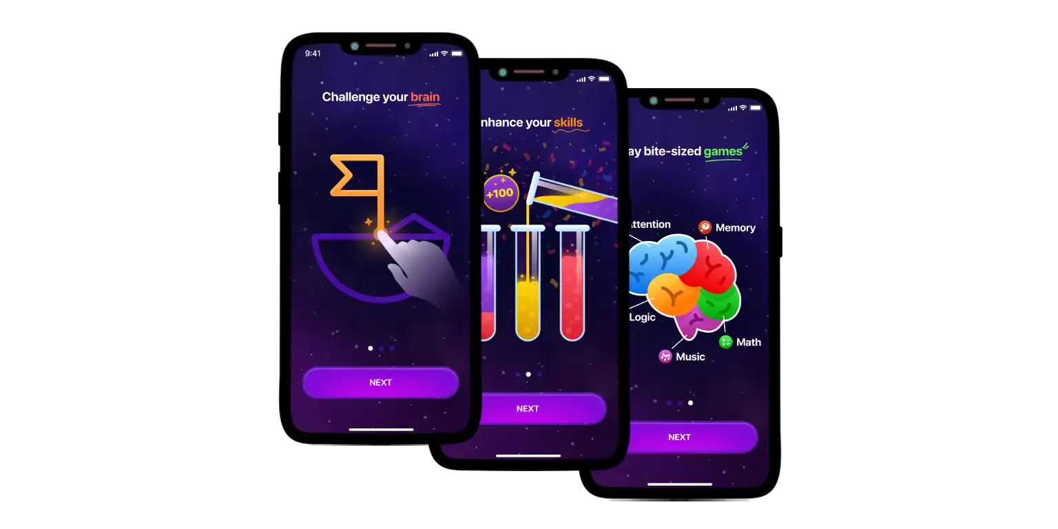 A screen from the Mind Elevate app.